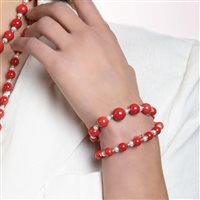 Bracciale Glamour Donna in Corallo Perla LGBR585 - LGBR585